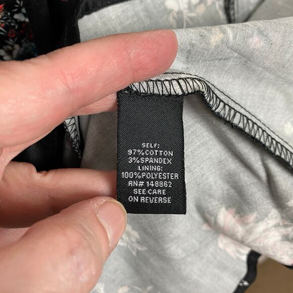 Torrid Black Floral Sleeveless Fit&Flare Party Dress Sz.18W NWT - Picture 12 of 14